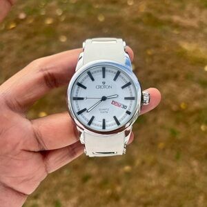 Croton white day date Mens Watch